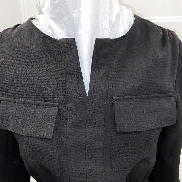 Black Long Tunic or Short Dress sz Medium - Picture 8 of 9